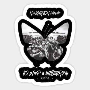 To pimp a butterfly Sticker